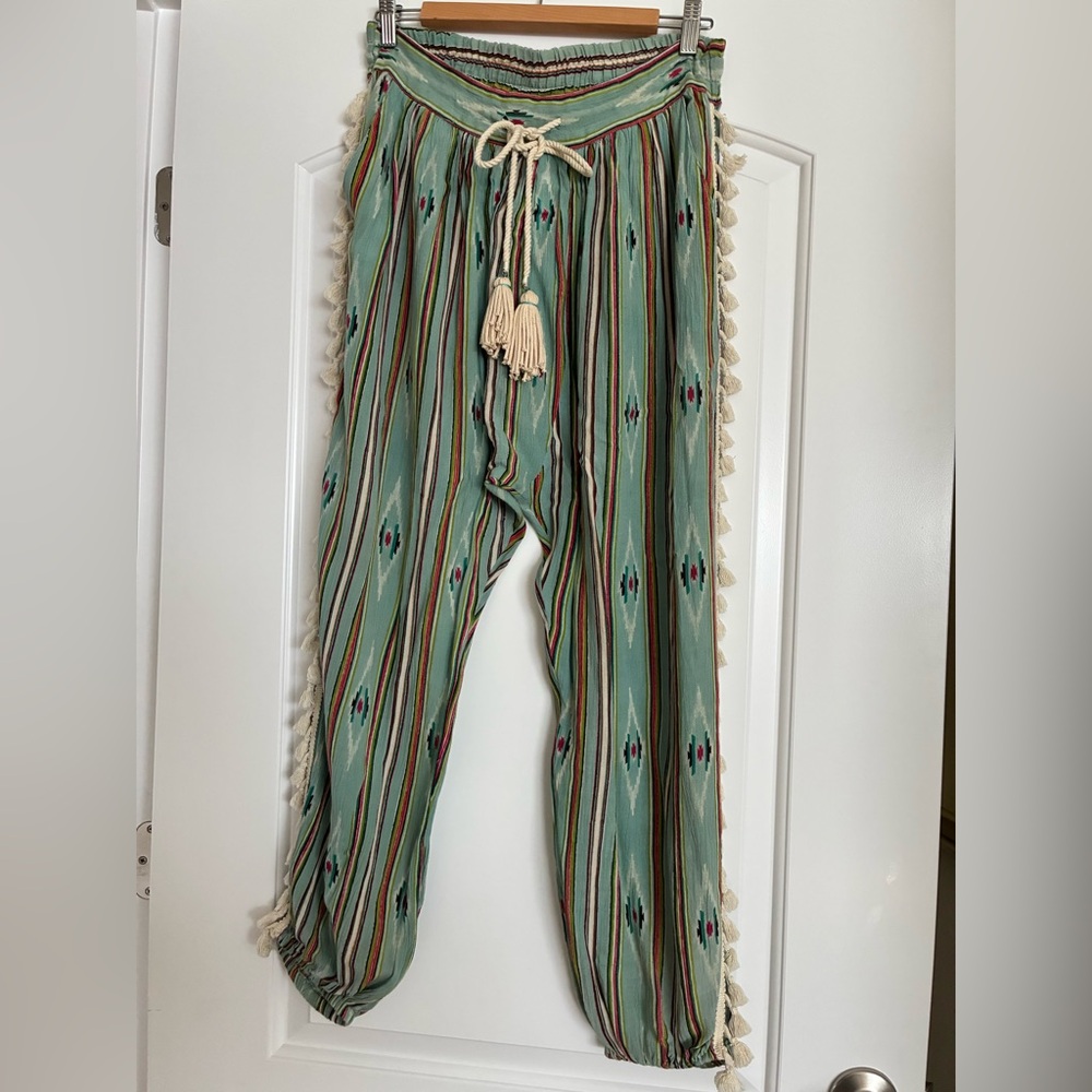 Z&L Boho Harem Pants Sz M